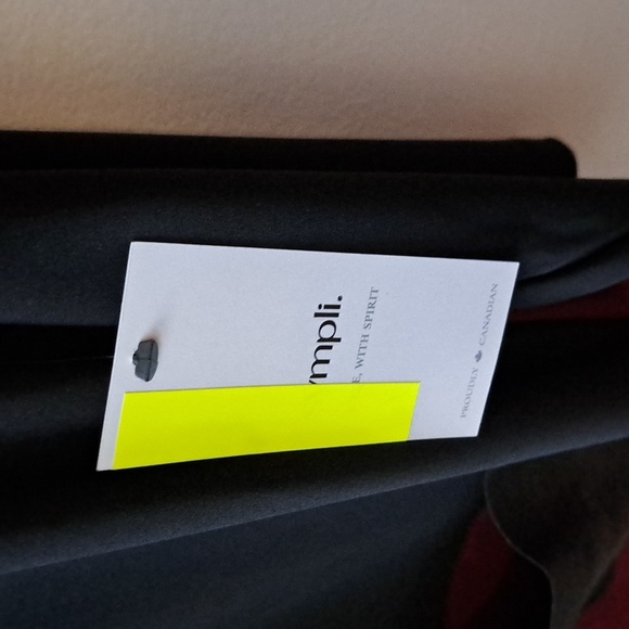 #87 NWT Sympli Burgundy/ Black Tunic Dress - Picture 3 of 3